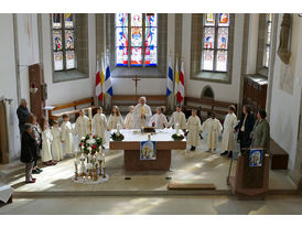 Dankgottesdienst der Kommunionkinder (Foto: Karl-Franz Thiede)